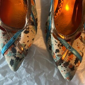 Naughty Monkey Vibrant Multicolor Heels
